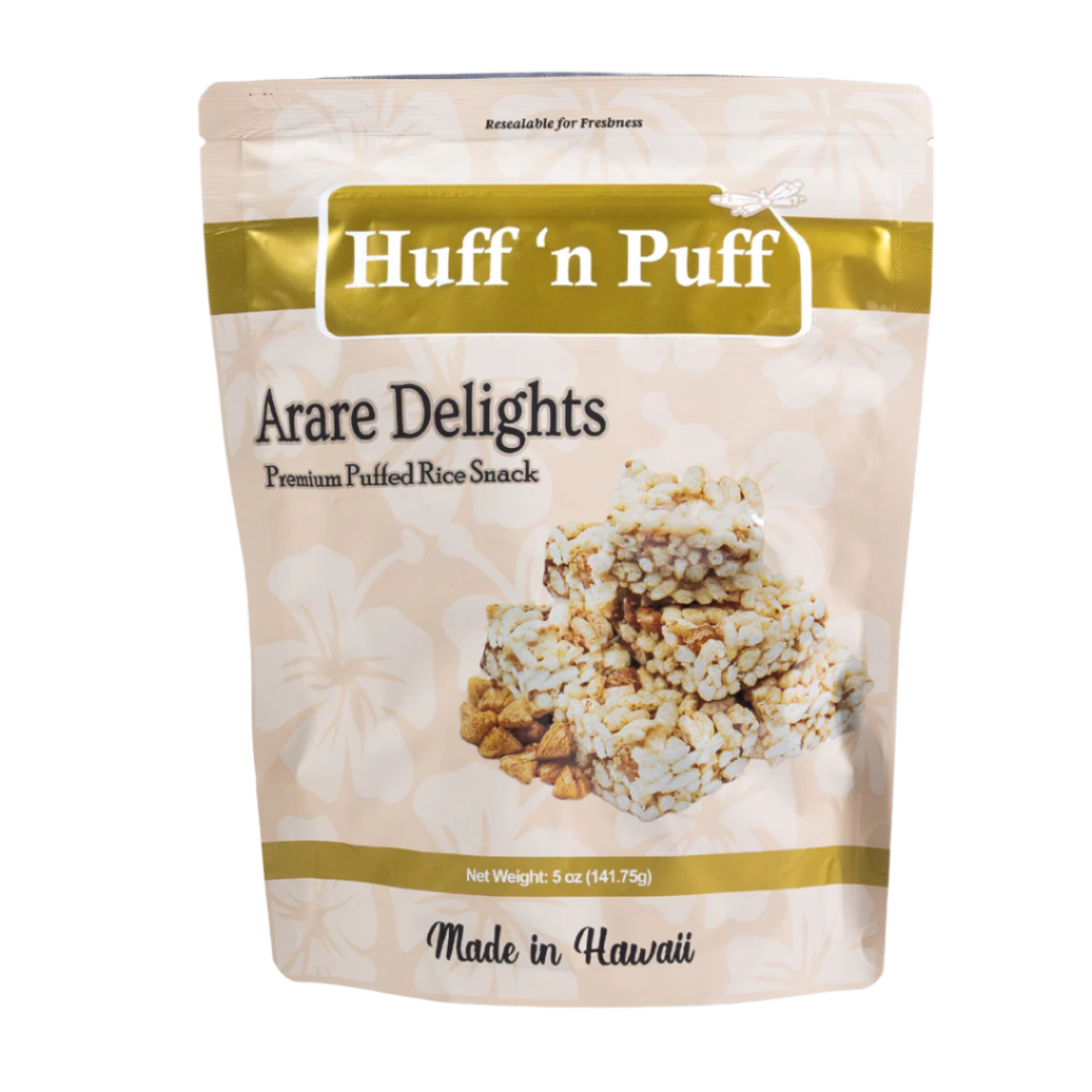 Huff n Puff Arare Flavored Puffed Rice Snacks