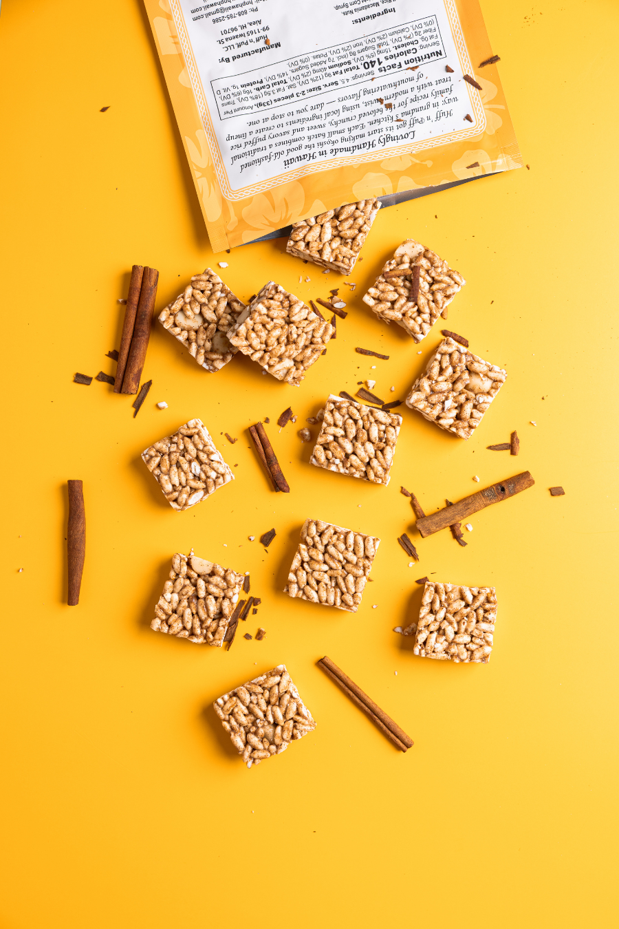 Huff n Puff Cinnamon Flavored Puffed Rice Snack