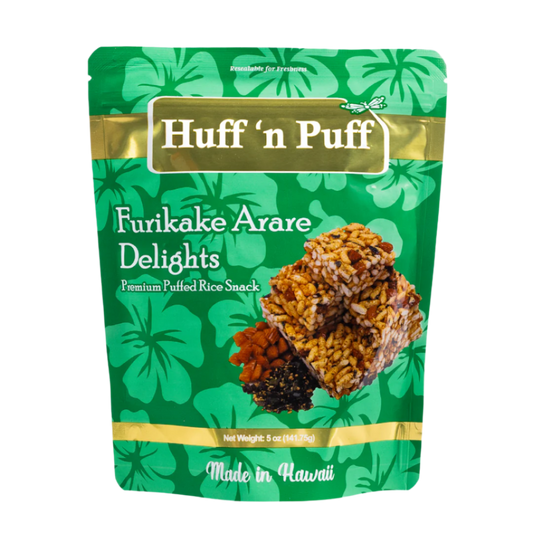 Huff n Puff | Hawaii-Inspired Puffed Rice Snacks – Crispy & Delicious