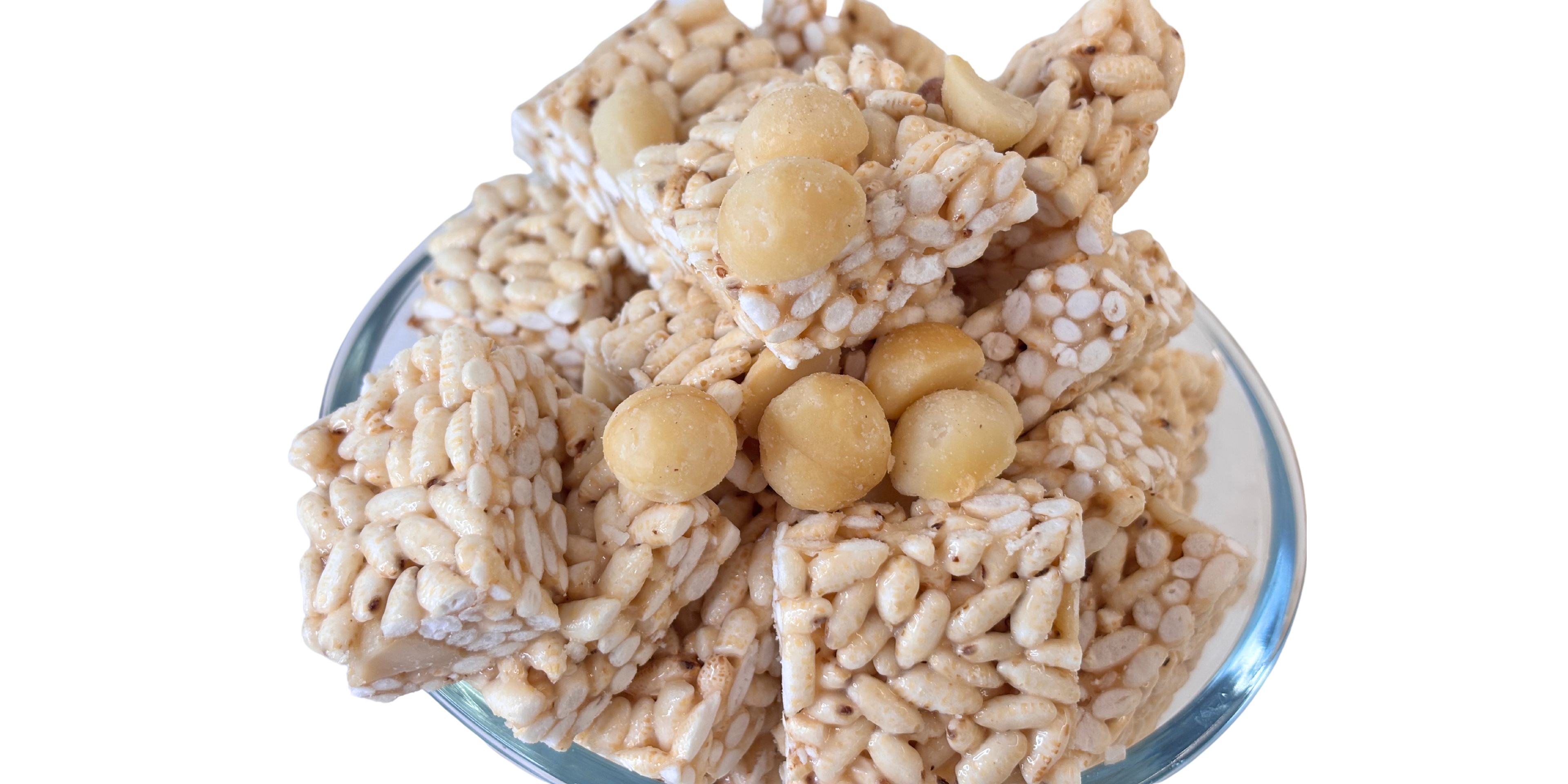 Puffed Rice In Bowl Close Up 